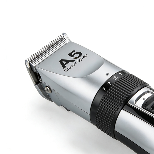 Arlenta Gemini ha dichoA5 Dual Speed Grooming Clipper with Detachable Cryogen-X Blades #10 and #7F 7 Piece Universal Combs Guides Set