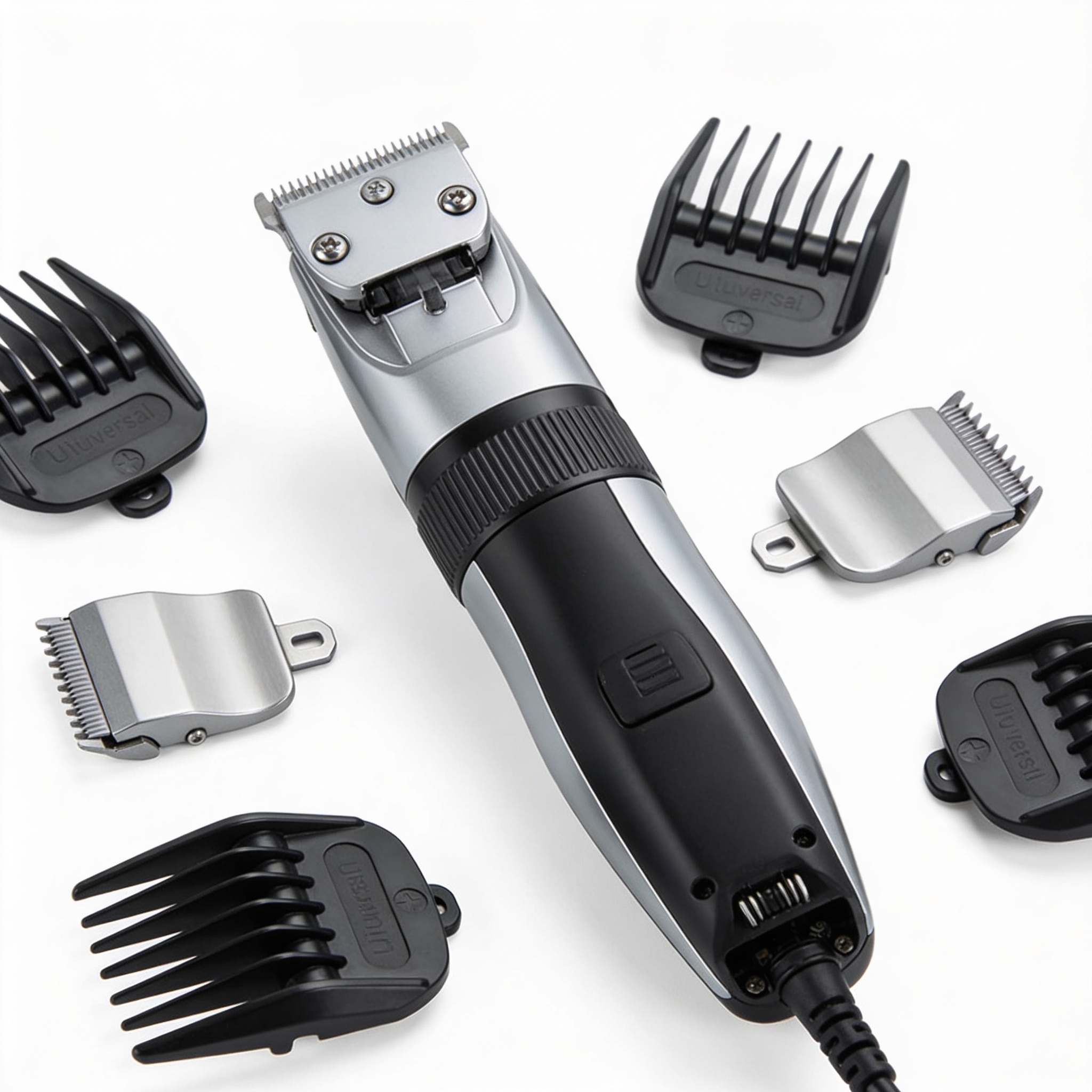 Arlenta Gemini ha dichoA5 Dual Speed Grooming Clipper with Detachable Cryogen-X Blades #10 and #7F 7 Piece Universal Combs Guides Set
